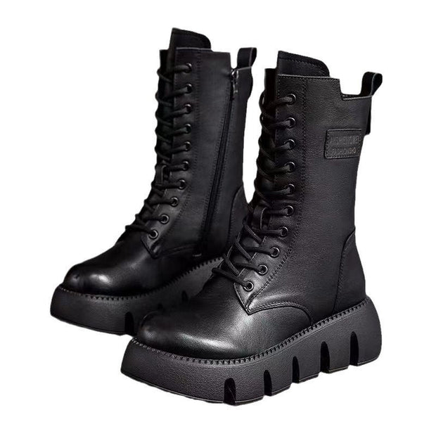 Nieuwe Doc Martens Halfhoge Platform Sneeuwlaarzen